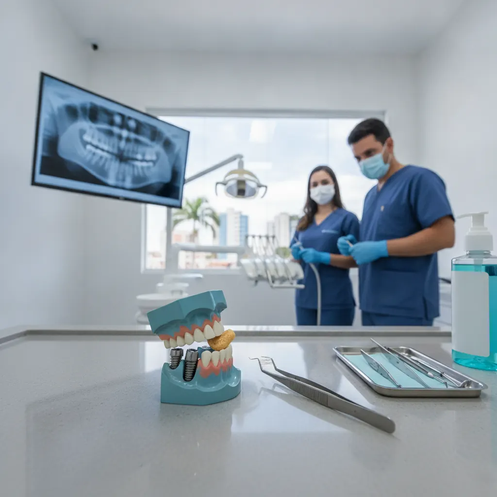 Implante Dentário Cai Comida Embaixo: O Que Fazer em Nova Andradina