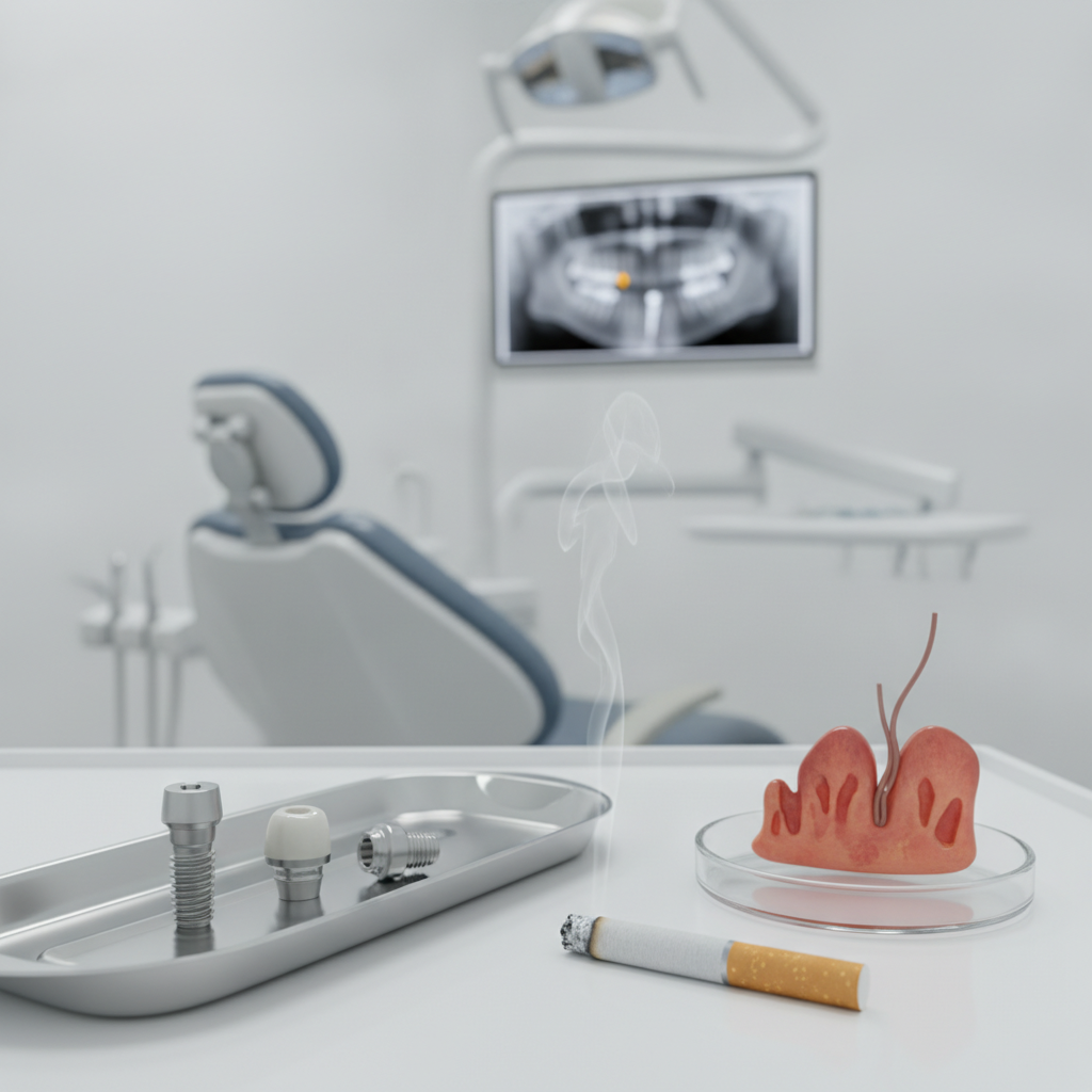 Implante Dentário e Cigarro em Nova Andradina: Veja os Riscos